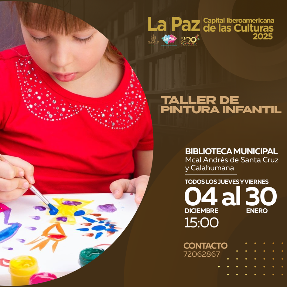 TALLER DE PINTURA INFANTIL
