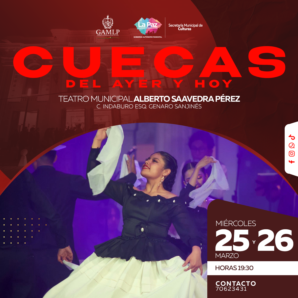 TEATRO MUNICIPAL ALBERTO SAAVEDRA PÉREZ