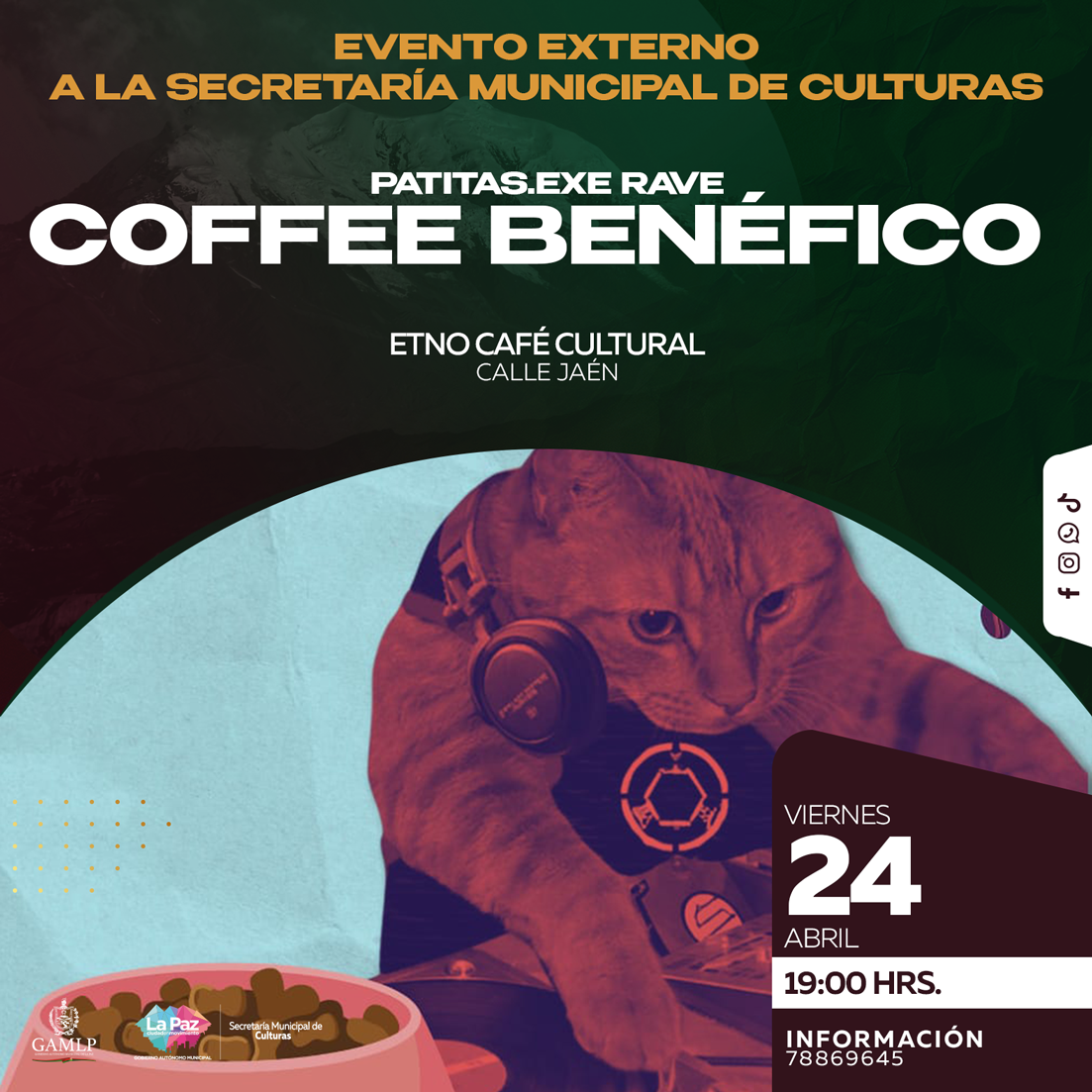 PATITAS.EXE RAVE COFFEE BENÉFICO