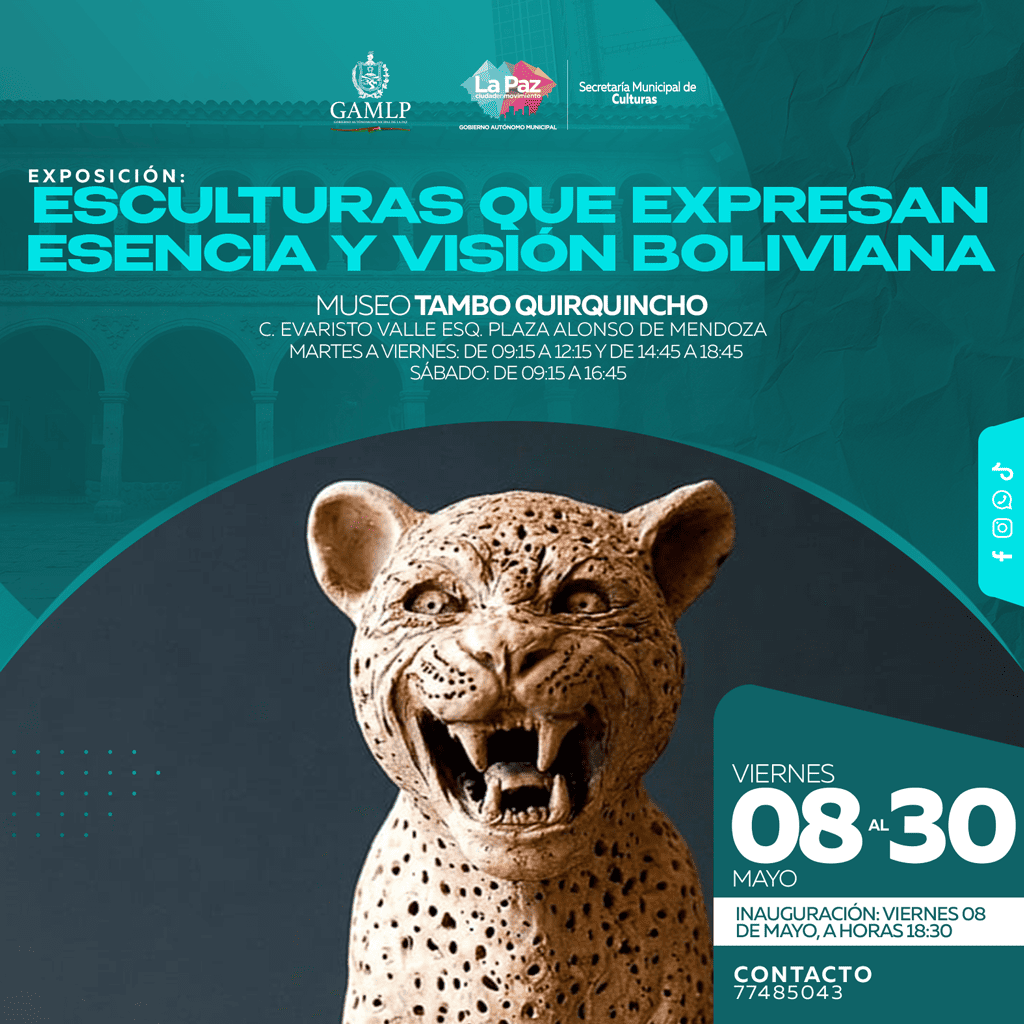 EXPOSICIÓN: ESCULTURAS QUE EXPRESAN ESENCIA Y VISIÓN BOLIVIANA