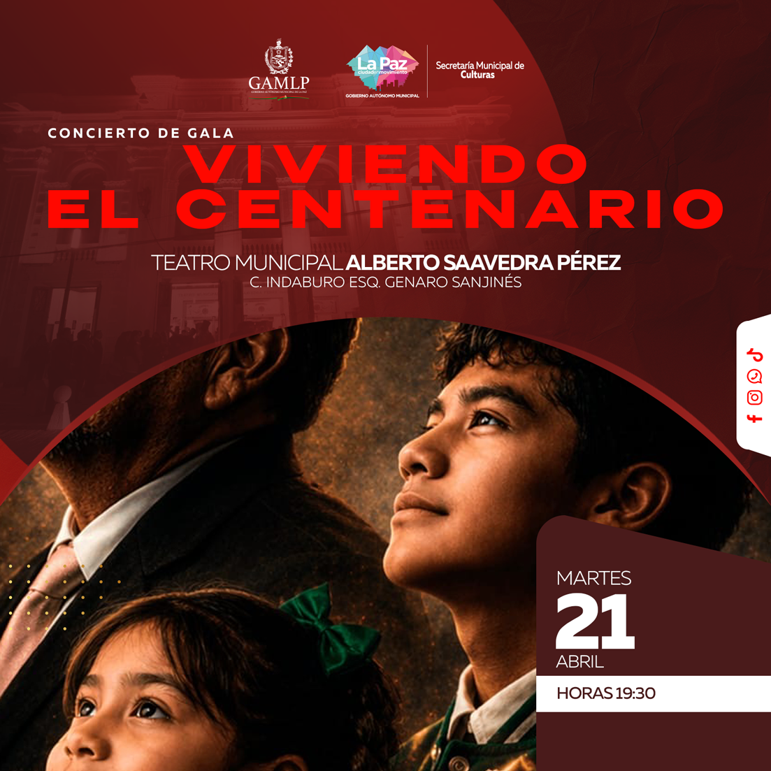 CONCIERTO DE GALA VIVIENDO EL CENTENARIO