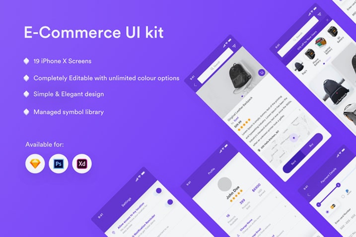 E-Commerce UI Kit