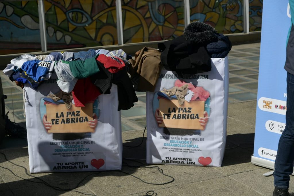 Lanzan campaña de recolección de “ropa abrigada” para personas vulnerables  en invierno – GOBIERNO AUTÓNOMO MUNICIPAL DE LA PAZ