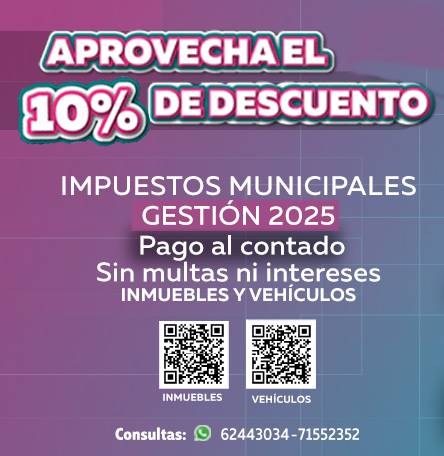iMPUESTOS DIEZ POR CIENTO DE DESCUENTO